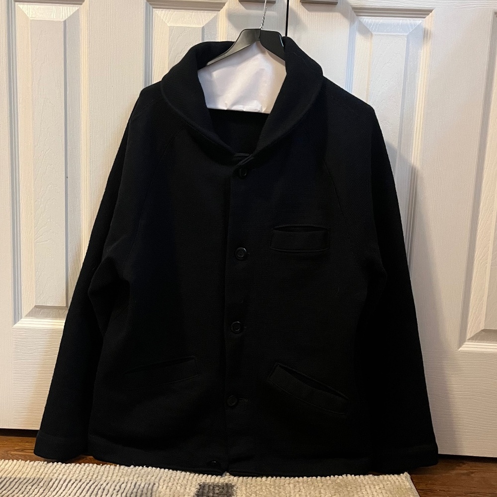 Dehen - 1920 Shawl Sweater Coat - Black